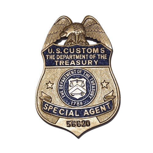 U.S. Customs Special Agent badge